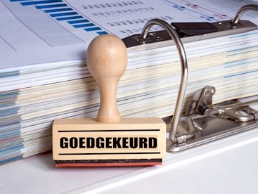 Goedgekeurd stempel klein